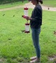 Lady is a Hummingbird Whisperer