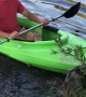 Australian Shepherd Tugs Kayak Back to Shore