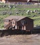 House Falls into Yellowstone River
