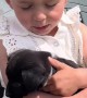 Little Girl's Reaction to Meeting Puppy for the First Time