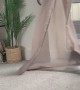 Rabbit Discovering Curtains Twirls Them Around