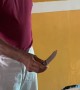 Grandfather Deems Kitchen Knife too Small to Cut Cake