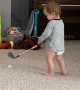 Talented toddler shows off his incredible golf swing 