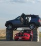 Stunt Man Flies Through Car