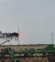 Lightning Strikes Wind Turbine