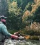 Alaskan man joins wild bears to fish for salmon
