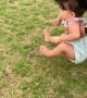 Baby Won't Let Her Feet Touch Grass