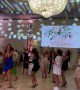 Bride's Bouquet Gets Stuck in Chandelier