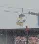 Riders Stuck on Skylift During Storm