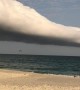 Huge Cloud Covering the Beach