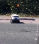 Helping a Starship Grocery Delivery Robot Cross Road Safely