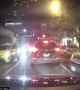 Enraged Driver Slams Car Hood