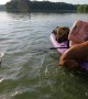 Poor Pupper's First Time on a Kayak