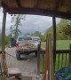 Stepdaughter Rolls Truck Back into Porch Trying to Roll Windows Up
