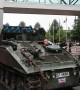 Tank Makes its Way Through Moncton