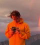 Huge Rainbow Seen from Fire Lookout Cabin