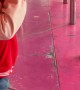 Kid Can't Find His Way in Glass Maze
