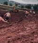 Slipping and Sliding During a Mud Run