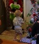 Child Horrified by Grinch Stealing Presents