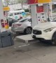Apparent Hit and Run at Gas Station