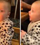 Baby\'s hilarious reaction to chef\'s fire at hibachi restaurant