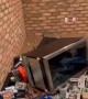 Aftermath of Home Being Destroyed by Alcoholic Partner
