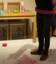 Weighted Hula Hoop Smashes Wine Glass