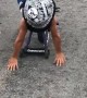 Little Boy Performs Sick Stunts on Bicycle With Special Training Wheels