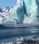 Iceland Glacier Creates Big Wave
