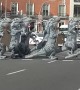 A Dinosaur Stampede In Madrid