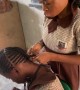 Blind Girl Expertly Braids Hair