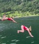 Jumping into water is a complete epic fail