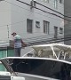 Boat Gets Caught On Power Lines