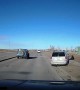 Minivan Hits Hight Pole
