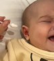 Baby hilariously cries when ear cleaning stops
