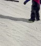 Fearless Little Girl Takes on Ski Jump