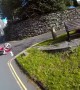 Slippery Road Causes Bike Accident