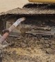 Innovative Way To Clean An Excavator's Tracks