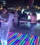 Man Makes a Mess on the Dance Floor
