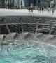 Incredible Spiral Water Fountain in Singapore