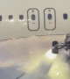 De-Icing an Airliner Before Takeoff