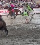 Incredible Bareback Horse Mount At Calgary Stampede Relay