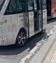 City Bus Collides With Autonomous Shuttle