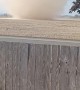 Large And Silent Dust Devil Sweeps Across Backyard