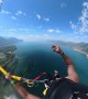 Bungee Jumping From a Paraglider