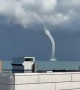 Waterspout on Lake Michigan Near Racine, Wisconsin