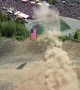 Fascinating point of glacier view shows the 4th of July car launch 