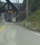 Truck Driver Ignores Low Clearance Warning