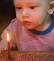 Brother Gets Distracted During Birthday Candle Blow Out