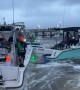 Boats Collide During US Open King Mackerel Tournament